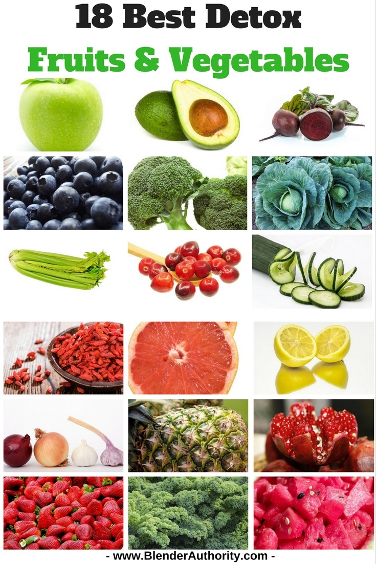 18 Best Detox Fruits and Vegetables