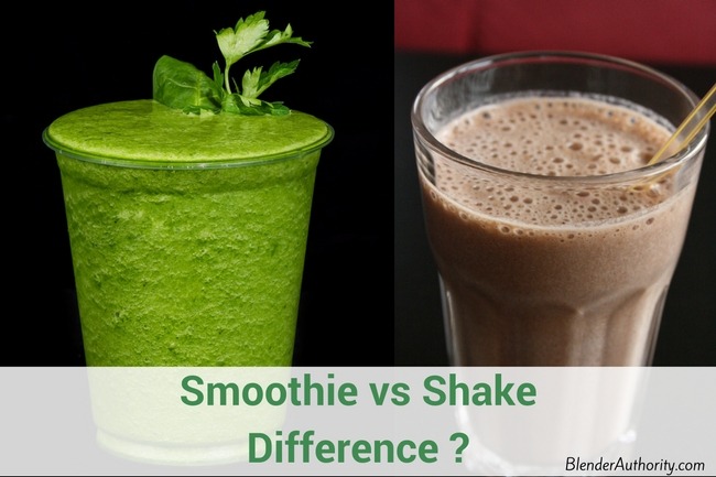 Smoothie vs Shake Difference