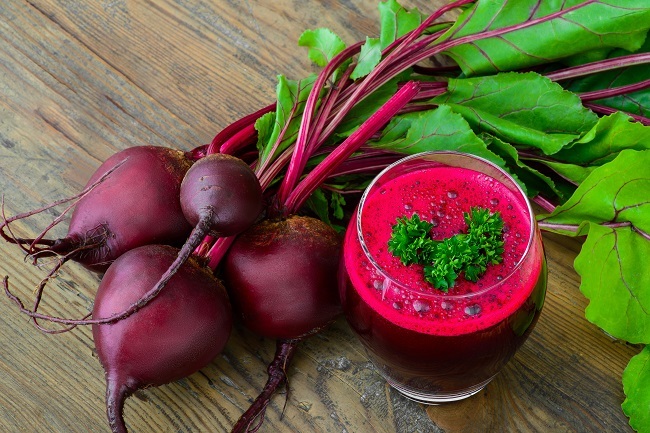 Red beet smoothie