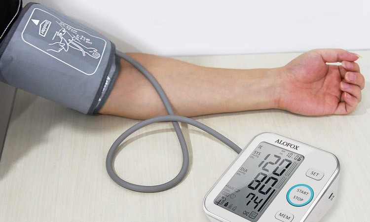 A healthy blood pressure rate is