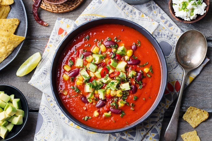 Vitamix Tortilla Soup recipe