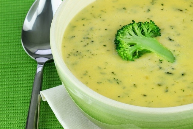 Vitamix savory broccoli soup