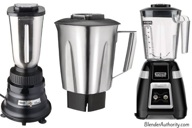 Blenders with stainless steel containers