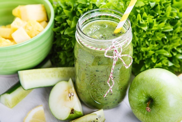 Green Smoothie Recipe for Sore Throat